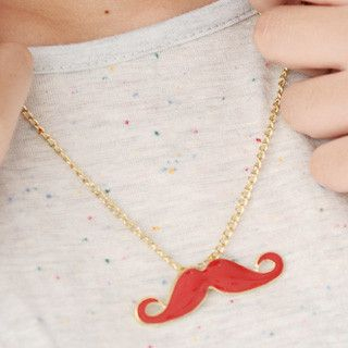 Mustache Necklace