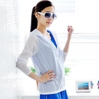 Miss Hong - Hooded Sheer Zip-Up Jacket