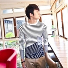 Sample - Long Sleeve Striped Tee