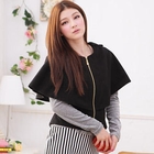 D.P-Shop - Layered Zip Cape Jacket