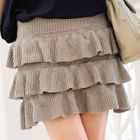 59 Seconds - Layered Knit Skirt