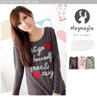 Maymaylu Dreams - Set: Long Sleeve Print Tee + Camisole