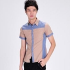 INTHING - Contrast-Trim Short-Sleeve Shirt