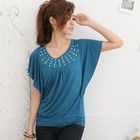 RingBear - Ruffled Studded Top