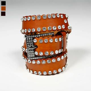 Beaded Genuine Leather Belt Beaded Genuine Leather Belt