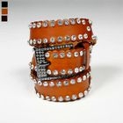 Purplow - Beaded Genuine Leather Belt