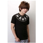 SeventyAge - Tribal-Print Short-Sleeve Tee