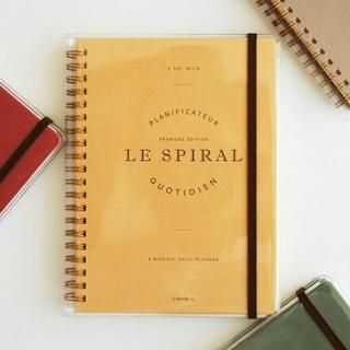 Set: 'LE SPIRAL' Print Half-Year Diary + Vinyl Cover Set: 'LE SPIRAL' Print Half-Year Diary + Vinyl Cover