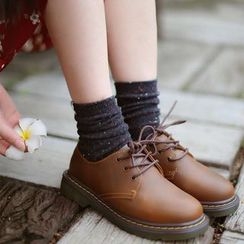 Socka - 加厚带标彩点中筒袜 Socka - 加厚带标彩点中筒袜