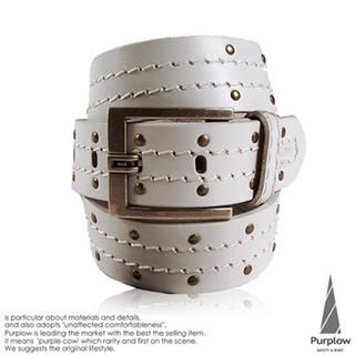 Metal Studded Genuine Leather Belt Metal Studded Genuine Leather Belt