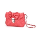 May May - Bow-Accent Quilted Cross Bag