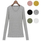 Bluemint - Round-Neck Long-Sleeve T-Shirt