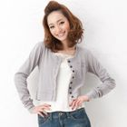 ageha@shibuya - Print Cropped Cardigan