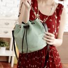 Miss Sweety - Zip-Trim Drawstring Bucket Bag