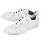 Purplow - All-Over Punched Point Sneakers White