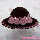 Sweet & Co. - Sweet Pink Swarovski Crystal Strawberry Choco Hat Ring