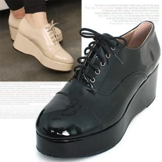 Platform Lace-Up Pumps Platform Lace-Up Pumps