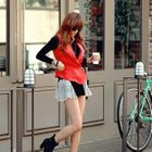 REDOPIN - Sleeveless Double-Breasted Jacket