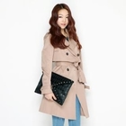 HARU - Double-Breasted Flap Trench Coat