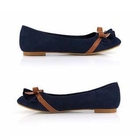 Mancienne - Bow-Accent Frilled Flats