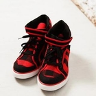 Monkey Shop - High-Top Plaid Sneakers