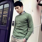 MITOSHOP - Pocket-Accent Wool Knit Top