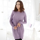 MiMiGirl - Asymmetric-Hem Frilled Knit Dress