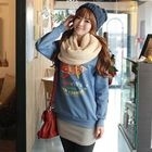CLICK - Rocket Print Brushed Fleece Pullover