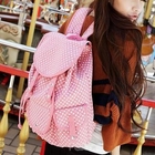 PG Beauty - Star-Print Canvas Backpack