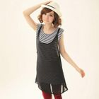 CatWorld - Set: Striped Tank Top + Sleeveless Tunic