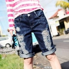 Ando Store - Distressed Denim Shorts