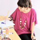 59 Seconds - Striped Bat-Wing Top