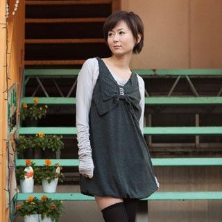 Bow Accent Sleeveless Top
