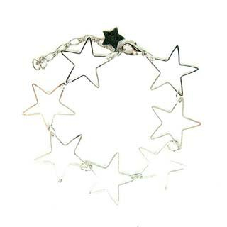 Silver Star Frame Bracelet Silver Star Frame Bracelet