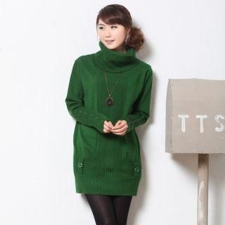 Cowl-Neck Knit Tunic