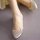 Mancienne - Beaded Woven Flats
