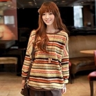 CLICK - Multicolor Striped Pullover