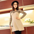 Jack Grace - Lace-Panel Knit Tunic