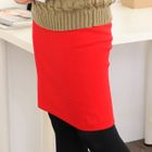 59th Street - Knit Pencil Skirt + Belt