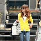 REDOPIN - Rib-Knit Cardigan
