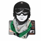 Momiton - Star-Print Striped Neck Warmer