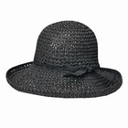 GRACE - Bow-Accent Woven Hat
