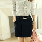 Tokyo Fashion - Button-Detail Pleated Skirt