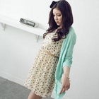D.P-Shop - Elbow-Sleeve Cardigan