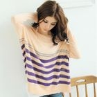 Tokyo Fashion - Striped Loose-Fit Knit Top