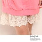 Daily Pink - Lace-Hem Slipdress