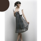 Atelier de Sappho - Tonal Stripe Empire Dress + Bolero