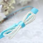 Fit-to-Kill - Lady Ribbon Pearl hair  -blue
