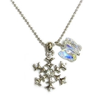 6thJune - 'Mezzo-Piano' - 'Snowy Concerto' Necklace with Sparkling Clear Swarovski Crystal Butterfly 6thJune - 'Mezzo-Piano' - 'Snowy Concerto' Necklace with Sparkling Clear Swarovski Crystal Butterfly