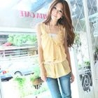 Tokyo Fashion - Pleated Sleeveless Top